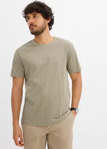 T-shirt 100% coton à l’imprimé minimaliste, bonprix