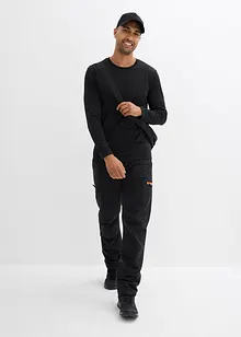 Pantalon cargo imperméable et chaud, coupe ample, bonprix