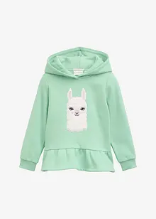 Sweat à capuche Tom Tailor à volant, Tom Tailor