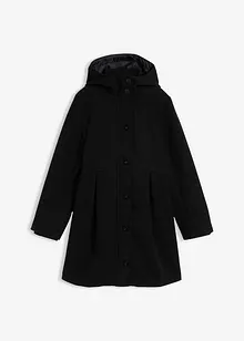 Manteau à capuche et pinces, forme trapèze, bonprix