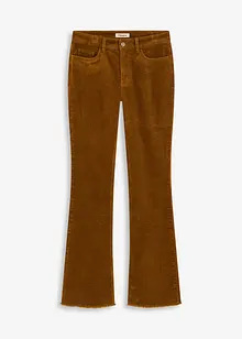 Pantalon évasé en velours côtelé, bonprix