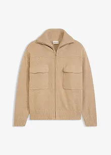 Gilet oversize en fine maille, bonprix