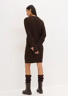 Robe en maille torsadée, bonprix