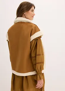 Gilet sans manches en sherpa, bonprix