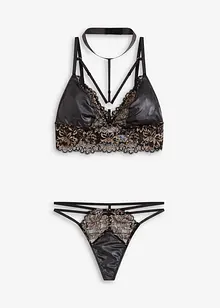 Soutien-gorge bralette + string (ens. 2 pces), bonprix