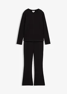 T-shirt manches longues et pantalon en jersey (ens. 2 pces), bonprix