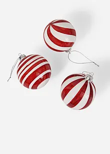 Lot de 3 boules de Noël, bonprix
