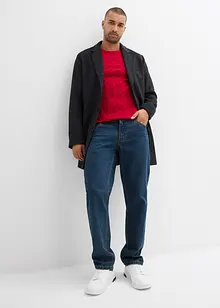 Pull en fine maille à torsades, slim, bonprix