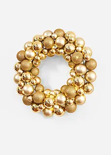 Couronne LED avec boules de Noël, bonprix