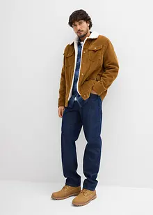 Blouson en velours côtelé doublé sherpa, bonprix