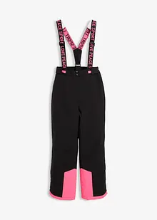 Pantalon de ski imperméable avec bretelles amovibles, bonprix