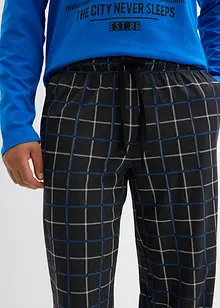 Pyjama manches longues et col boutonné 100% coton, bonprix