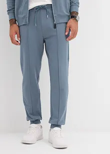 Pantalon sweat doux et élégant avec passepoil, bonprix