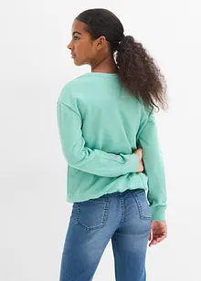 Sweat-shirt 100% coton à base ballon, bonprix