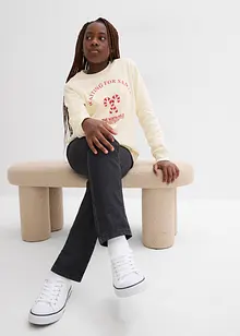 Sweat-shirt 100% coton, bonprix