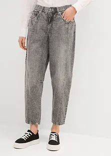Pantalon Court (pantacourt) En Jean Stretch Gris BIANCA - Taille 48, Occasion Très Bon état