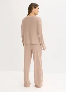 Pyjama Femme Grande Taille Hiver - Ensemble 2 Pièces Oversize Chaud Et Confortable - Idéal Pour Nuit Douillette Et Détente à La Maison