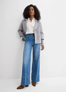 Jean Taille Haute Avec Poches Et Taille élastiquée