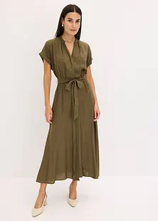 Robe Tunique Satin Vert Multicolore - Taille 36 - Mini Sans Manches - Neuf Avec étiquettes