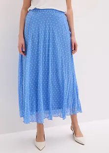 Jupe Doubleée Femme MODEL Taille 38 Aspect Froissé Gris Et Noir - Occasion En Très Bon état, Proche Du Neuf