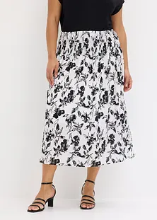 Jupe Longue Marks And Spencer Imprimé Rose Et Noir – Taille 16 L – Style Lagenlook – Neuf Sans étiquettes
