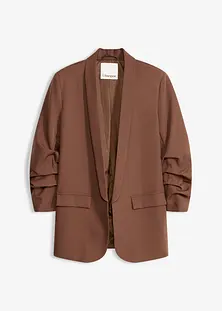 VESTE AJUSTÉE À RAYURES - Marron clair | France