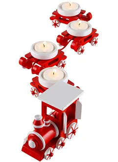 Bougeoir Petit train de Noël (Ens. 5 pces.), bonprix