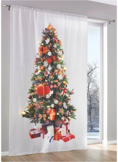 Rideau LED à imprimé sapin de Noël (1 pce), bpc living bonprix collection