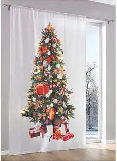 Rideau LED à imprimé sapin de Noël (1 pce), bonprix