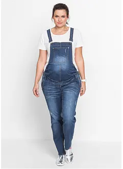 Salopette en jean de grossesse, Straight, bonprix