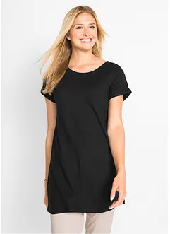 T-shirt long et boxy à manches courtes, bonprix