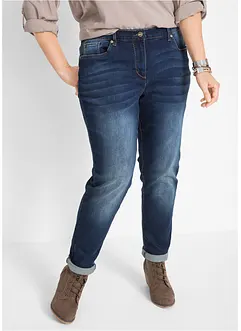 Jean Boyfriend, taille moyenne, extensible, bonprix