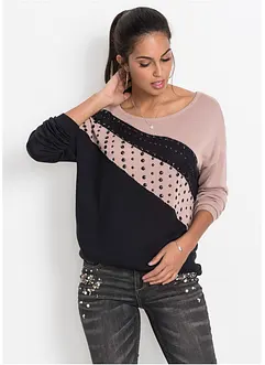 Pull oversize avec application, bonprix