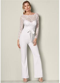 Combinaison Asymétrique Une Manche Bodyflirt – Blanc – Taille 44-46 – Neuf Avec étiquettes