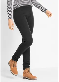 Legging thermo côtelé avec taille côtelée, bonprix