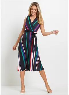 Robe en jersey avec lien à nouer, bonprix