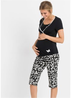 Pyjama corsaire de grossesse coton bio, bpc bonprix collection - Nice Size