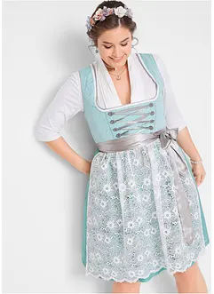 Dirndl avec tablier en dentelle (Ens. 2 pces.), bonprix