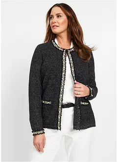 Gilet en maille avec éléments décoratifs, bonprix