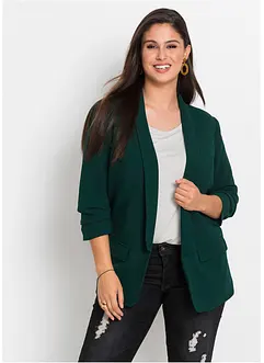 Blazer long avec manches drapées, bonprix