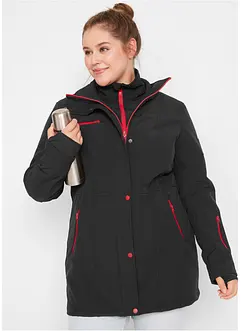 Veste longue softshell extensible, bonprix