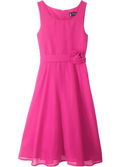 Robe de Princesse Longue Fille Sans Manches Robe de Mariage Ceremonie