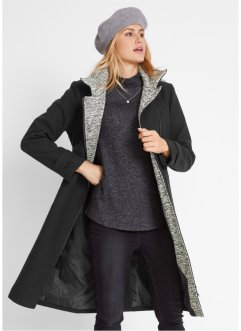 Manteau court avec fermeture zippée asymétrique, bpc bonprix collection