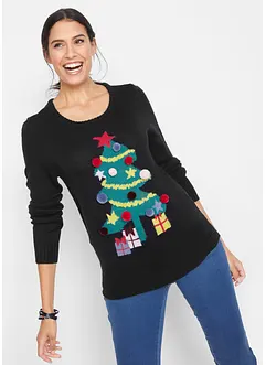 Pull de Noël avec sapin, bonprix