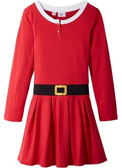 Robe de Noël fille en jersey, bonprix