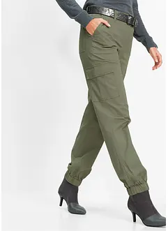 Pantalon cargo en coton extensible, bonprix