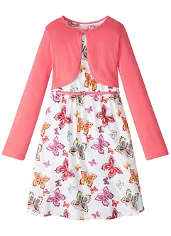 Robe fille + ceinture + boléro fille (Ens. 3 pces.), bonprix