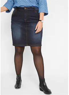 Jupe en jean extensible, bonprix