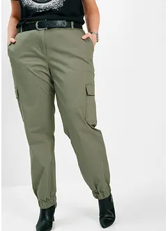 Pantalon cargo en coton extensible, bonprix