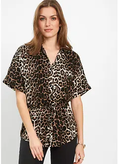 Chemisier à manches courtes en viscose, bonprix